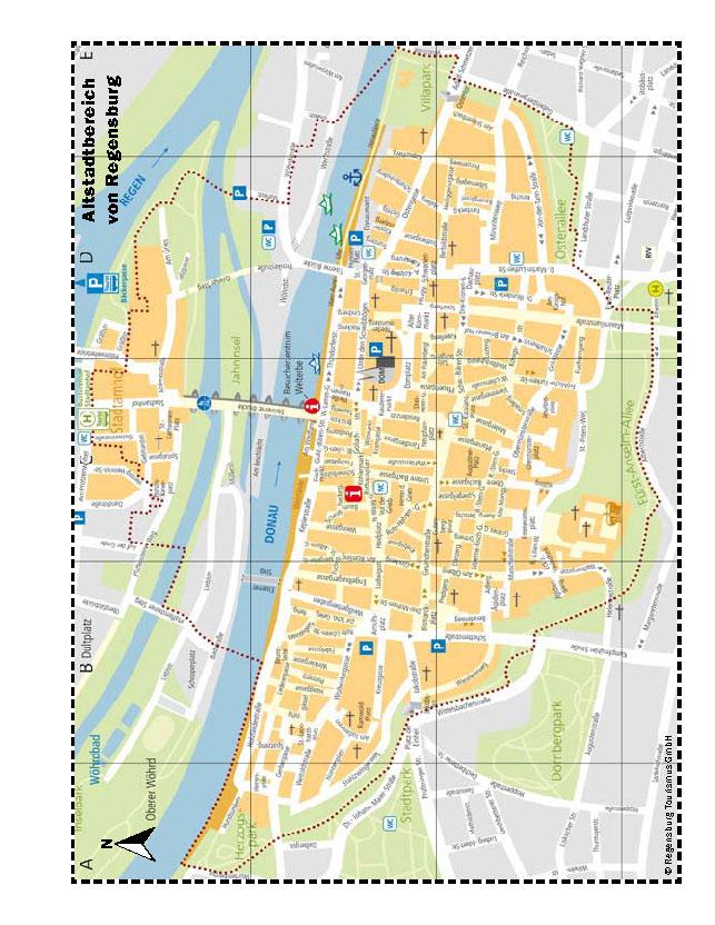 Beispielinhalt (Bild) In einer Stadt vor unserer Zeit - 10 Spaziergänge durch die Geschichte von Regensburg