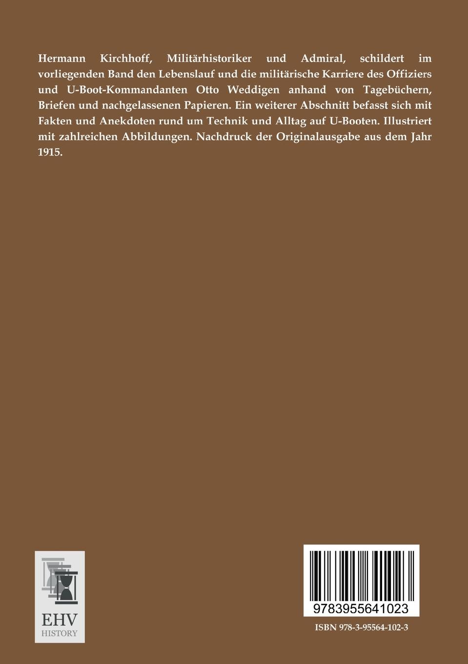 Rückseitencover Otto Weddigen und seine Waffe