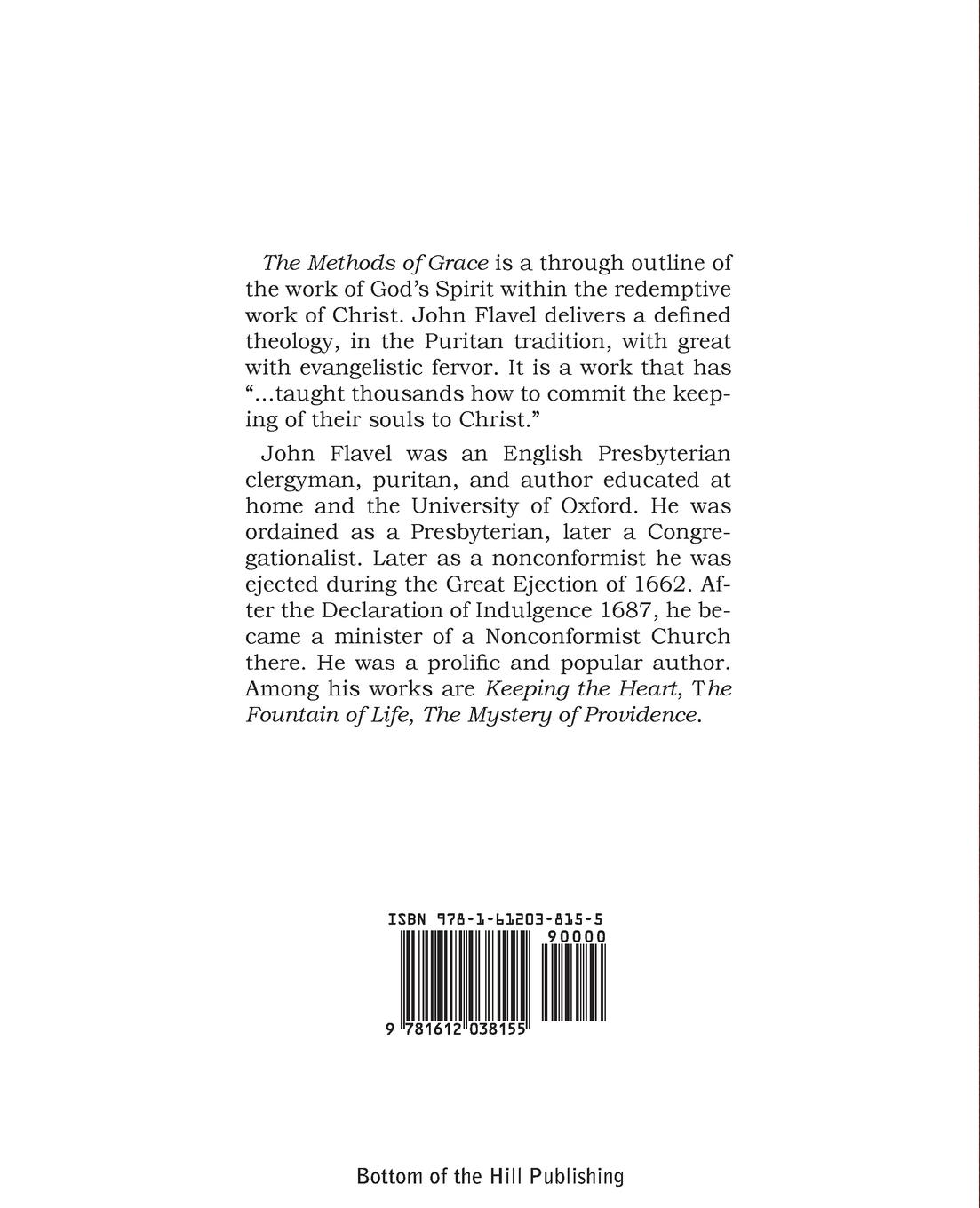Rückseitencover The Method of Grace