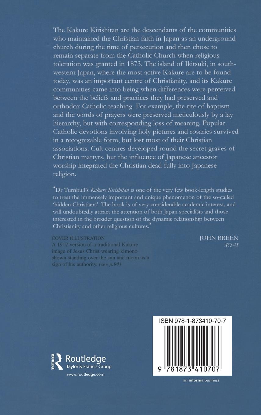 Rückseitencover The Kakure Kirishitan of Japan