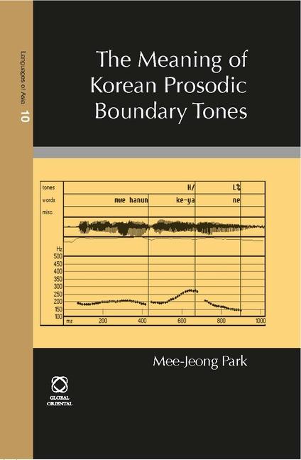 Vorderes Coverbild The Meaning of Korean Prosodic Boundary Tones