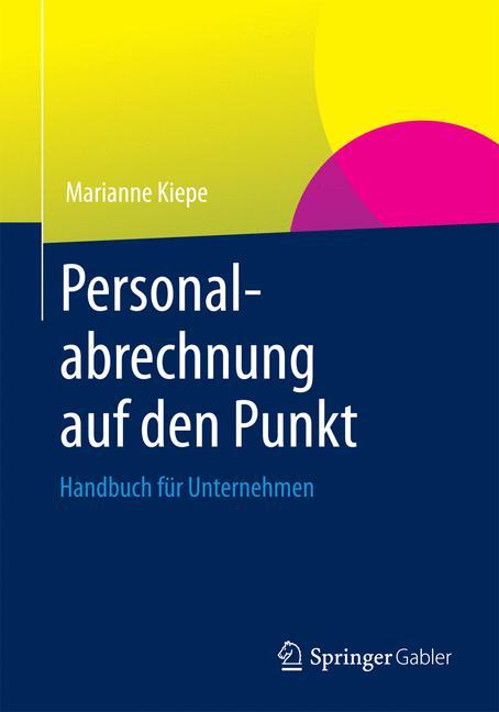 Vorderes Coverbild Personalabrechnung auf den Punkt