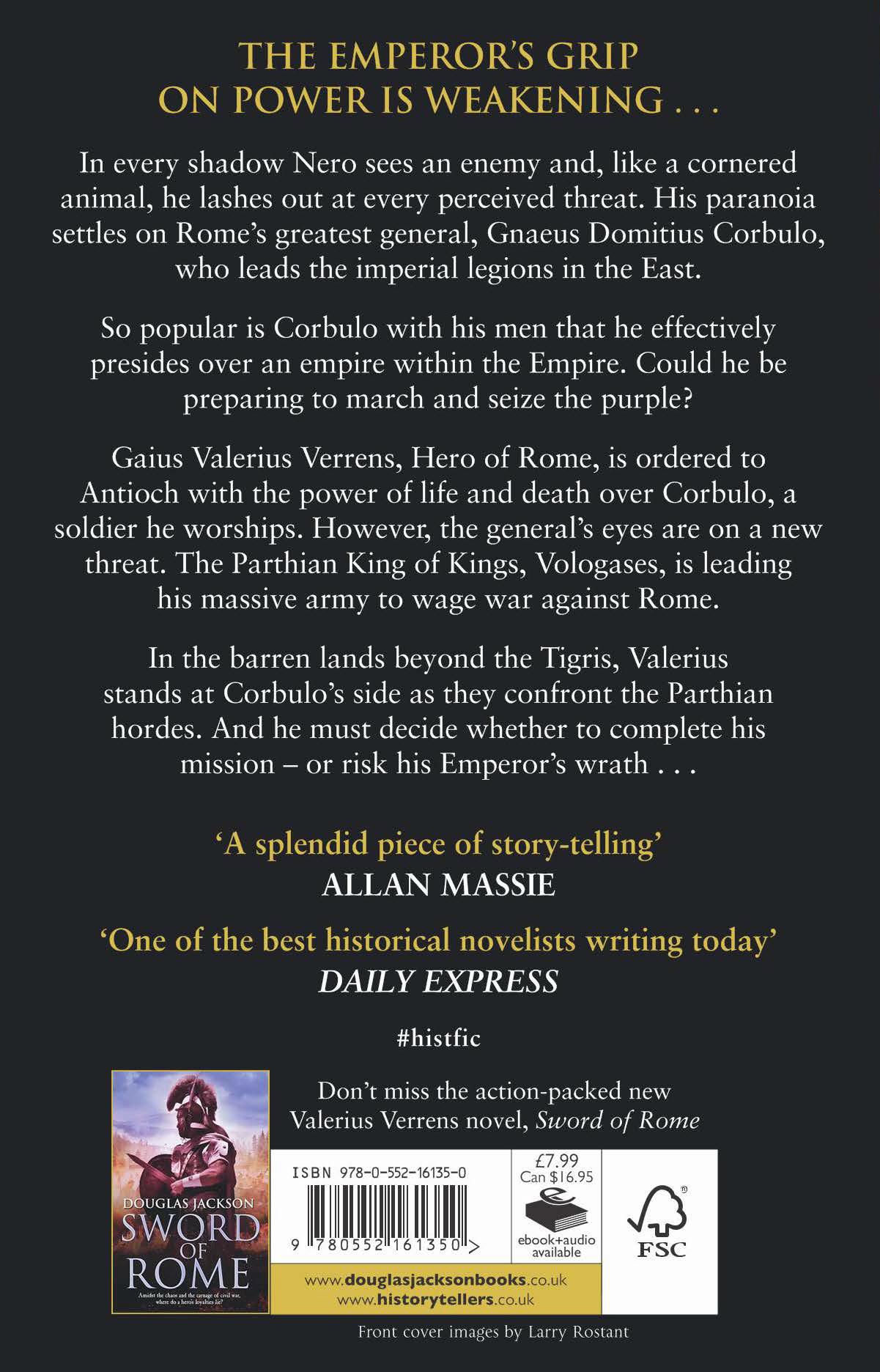 Rückseitencover Avenger of Rome