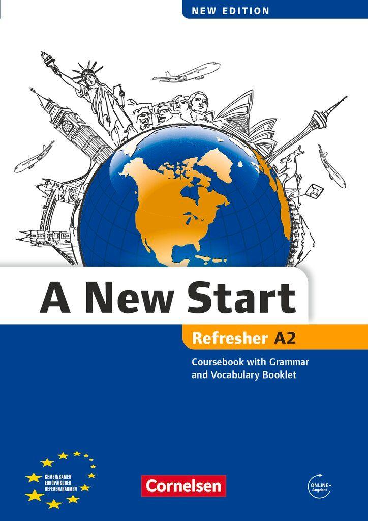 Vorderes Coverbild A New Start A2: Refresher. Kursbuch mit Audio CD, Grammatik- und Vokabelheft