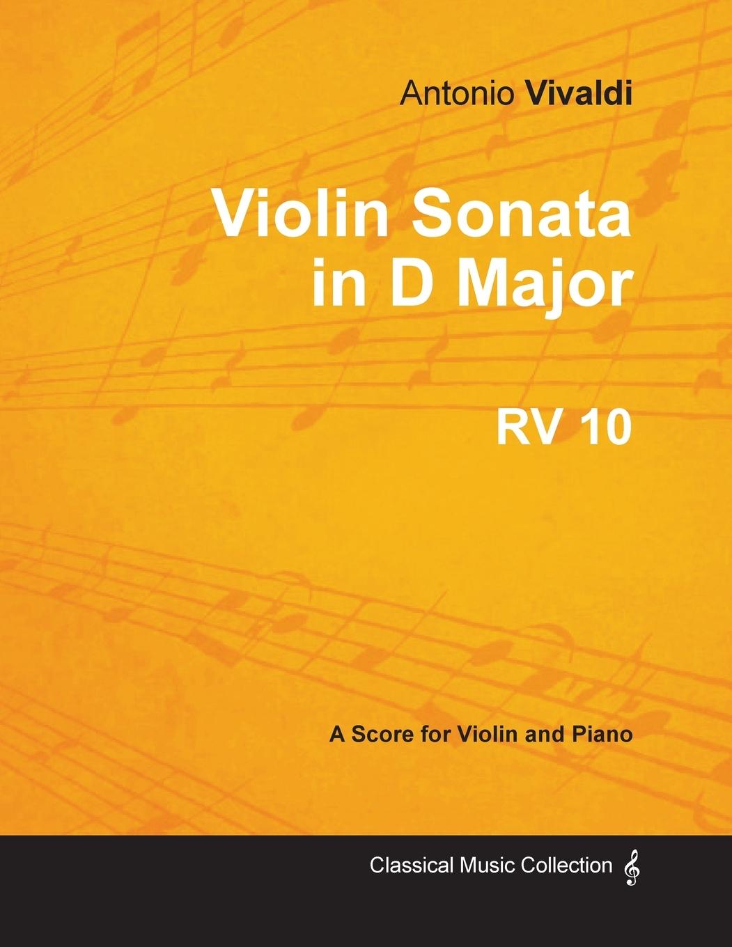 Vorderes Coverbild Violin Sonata in D Major RV 10 - For Violin and Piano