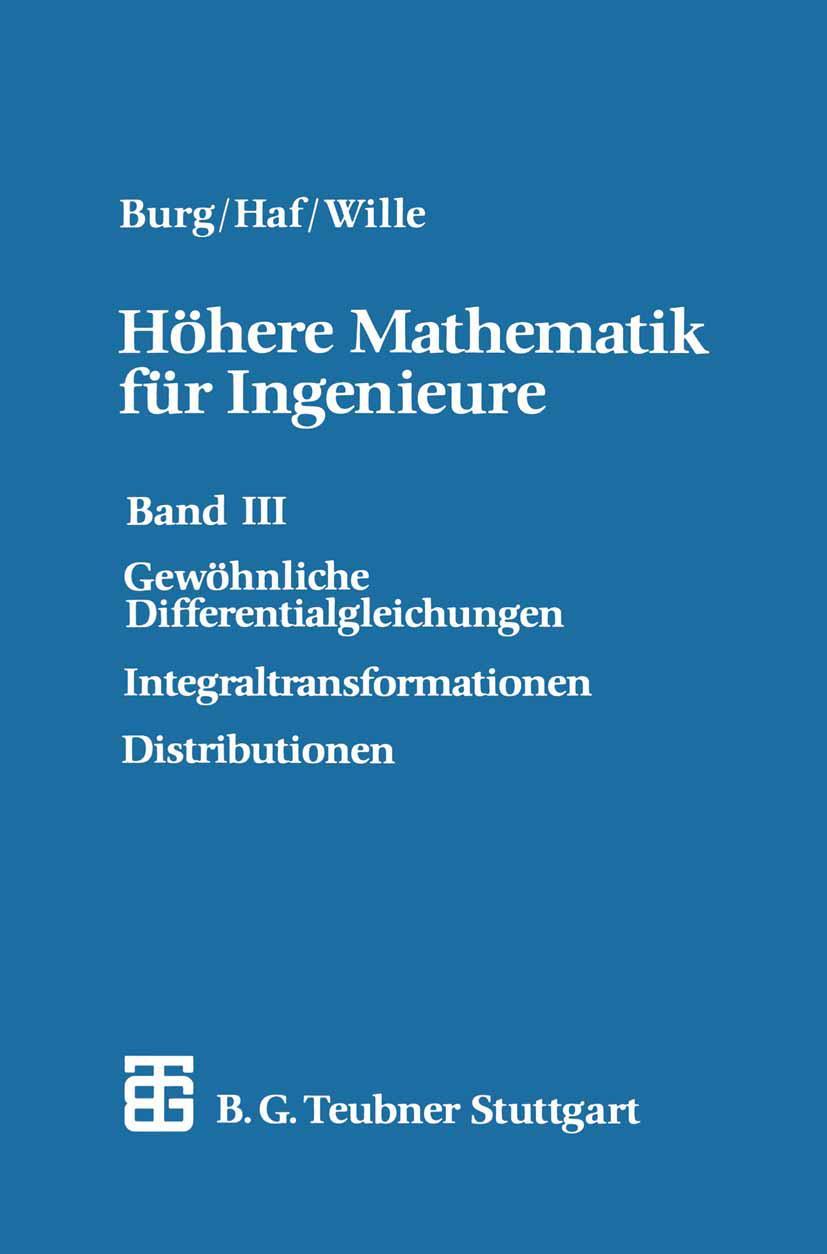 Vorderes Coverbild Höhere Mathematik für Ingenieure