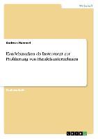 Vorderes Coverbild Handelsmarken als Instrument zur Profilierung von Handelsunternehmen