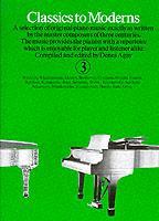 Vorderes Coverbild Classics To Moderns 3
