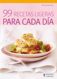 Vorderes Coverbild 99 recetas ligeras para cada día