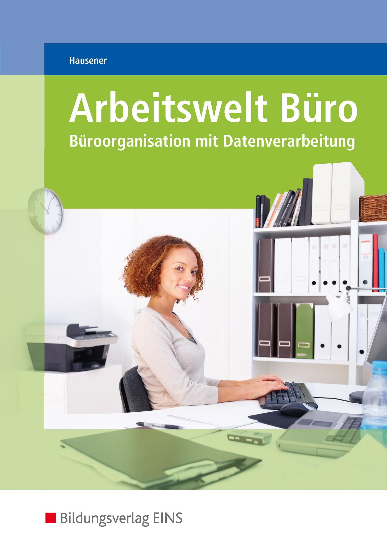 Vorderes Coverbild Arbeitswelt Büro. Lehr-/Fachbuch