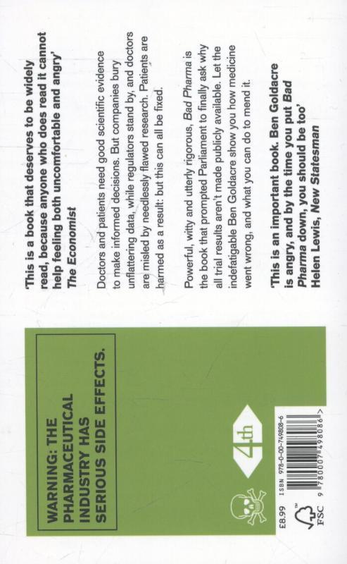 Rückseitencover Bad Pharma