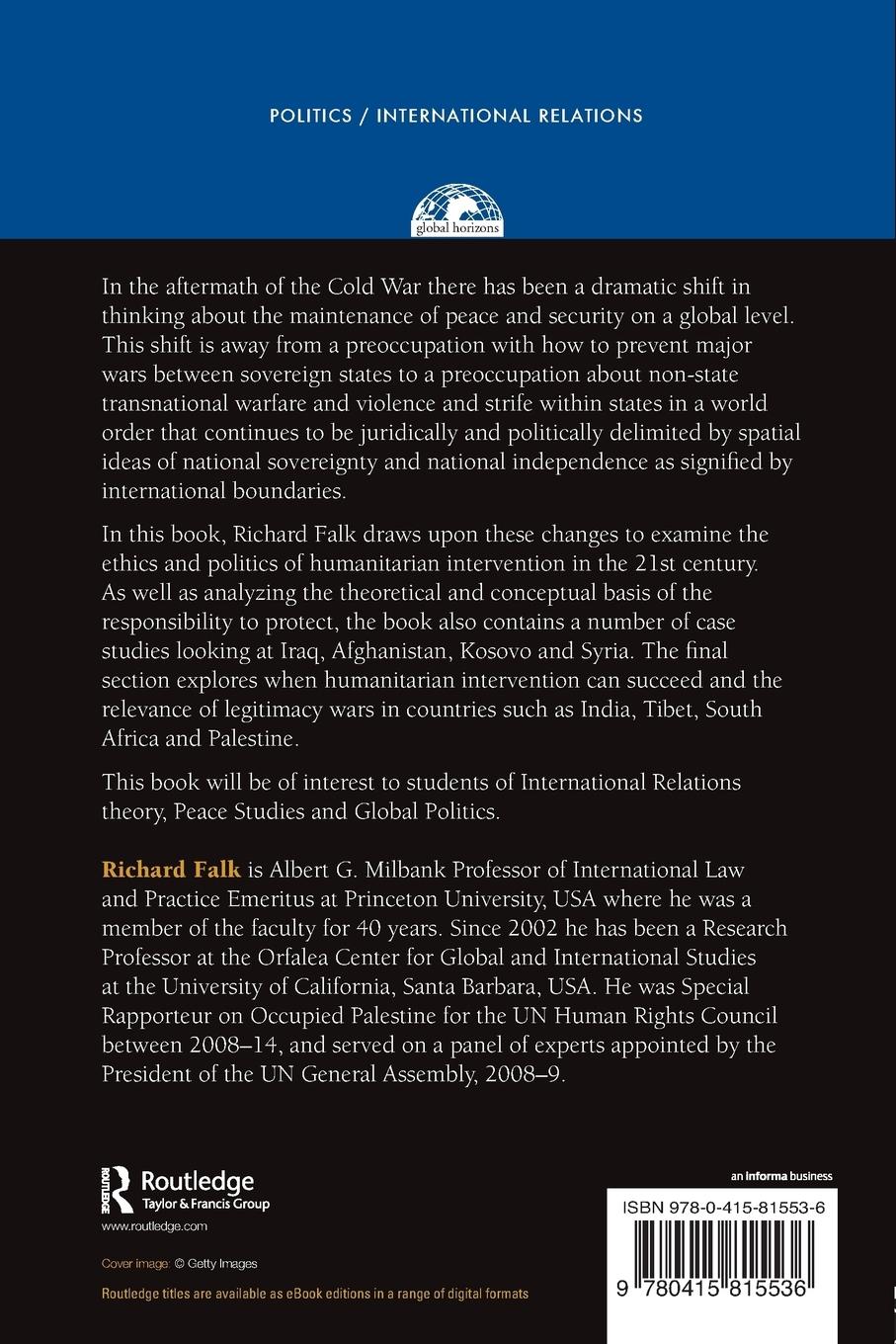 Rückseitencover Humanitarian Intervention and Legitimacy Wars