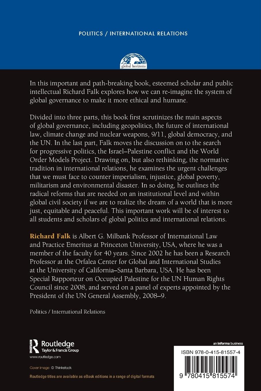 Rückseitencover (Re)Imagining Humane Global Governance