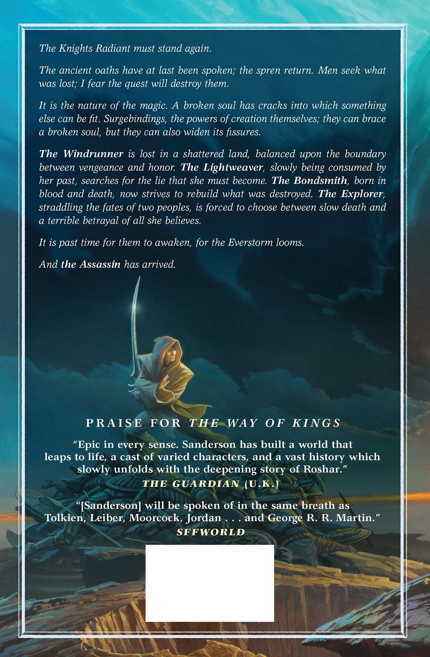 Rückseitencover Words of Radiance - Book Two of the Stormlight Archive
