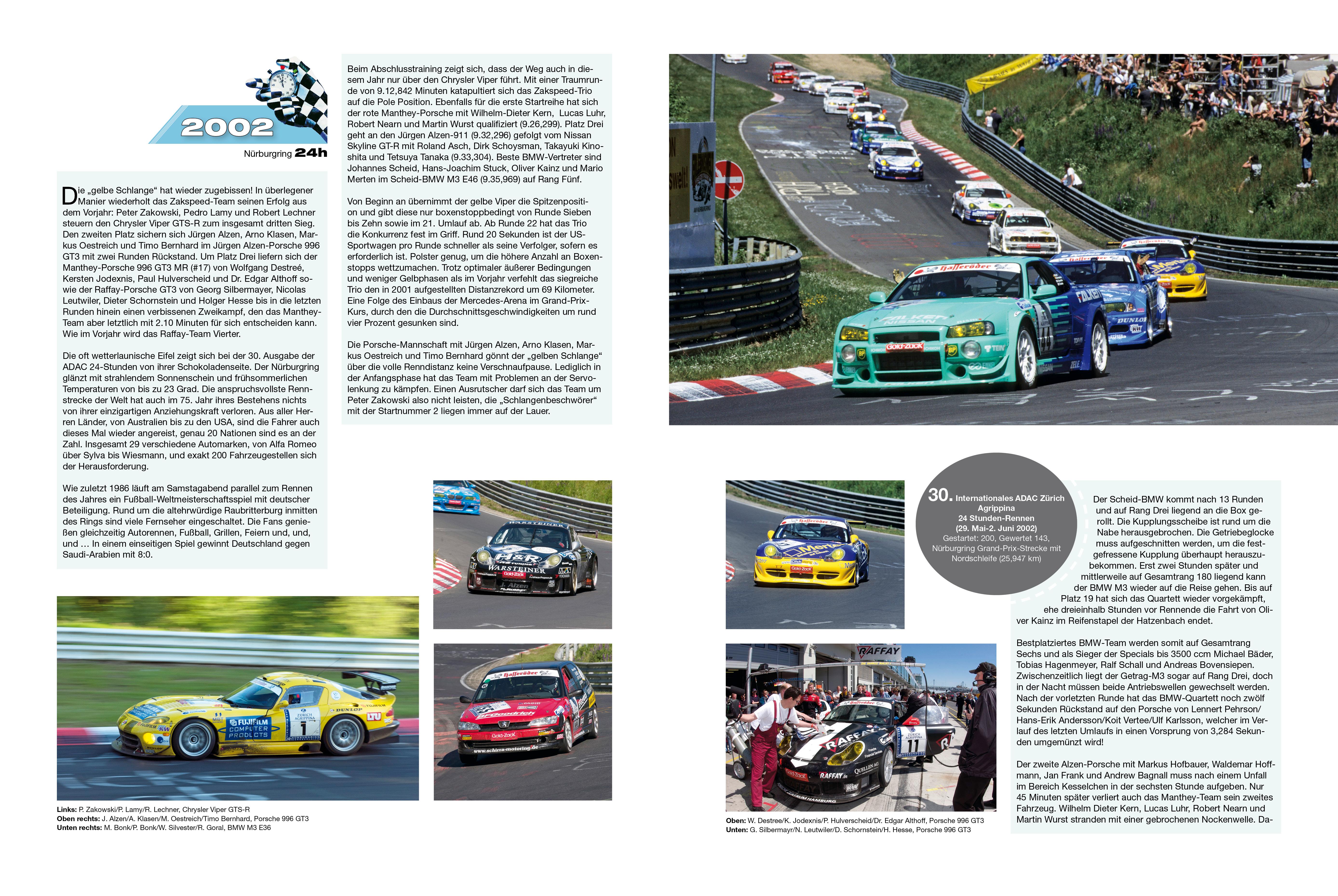 Beispielinhalt (Bild) 24h Nürburgring - Die Geschichte der ersten 40 Rennen
