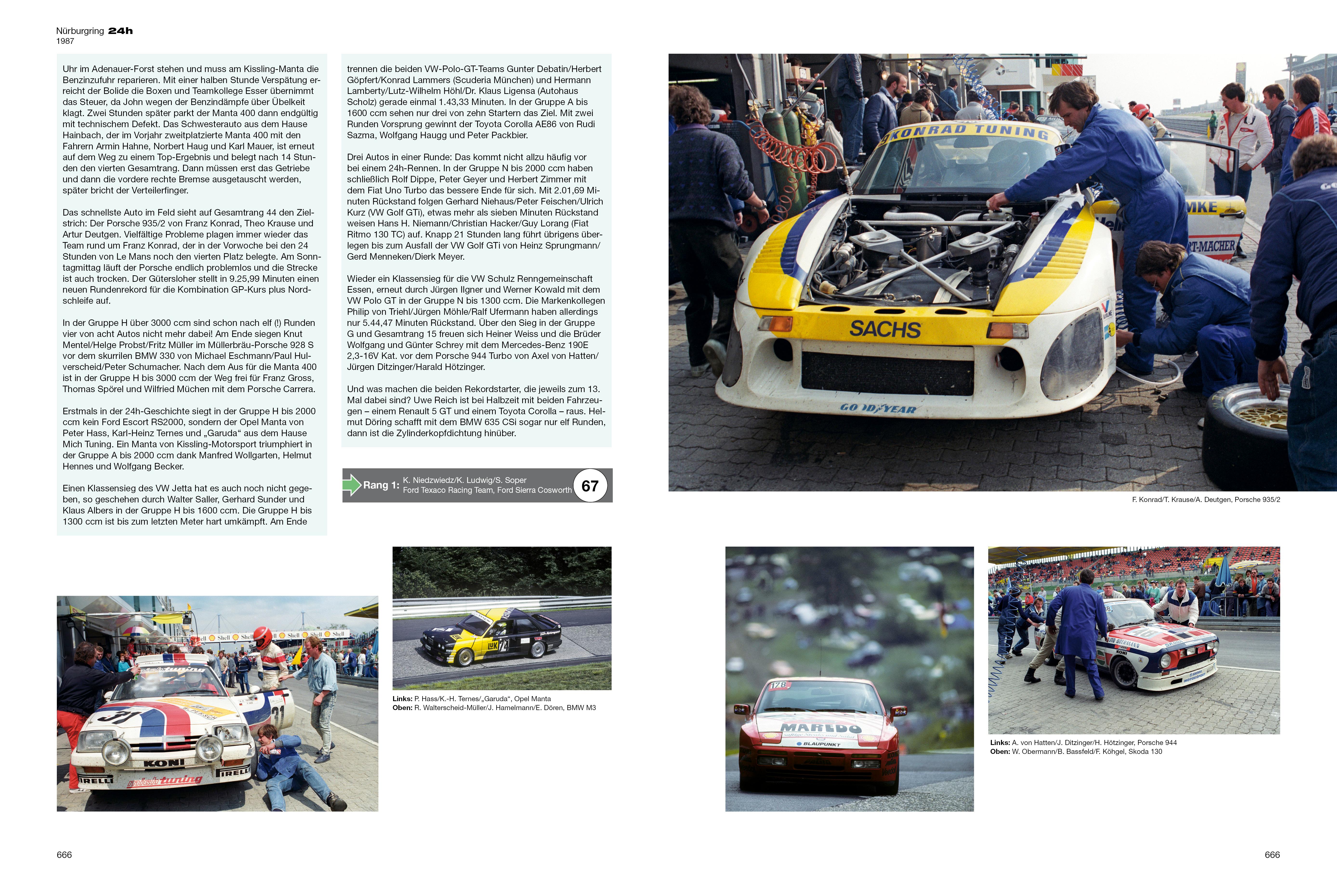 Beispielinhalt (Bild) 24h Nürburgring - Die Geschichte der ersten 40 Rennen