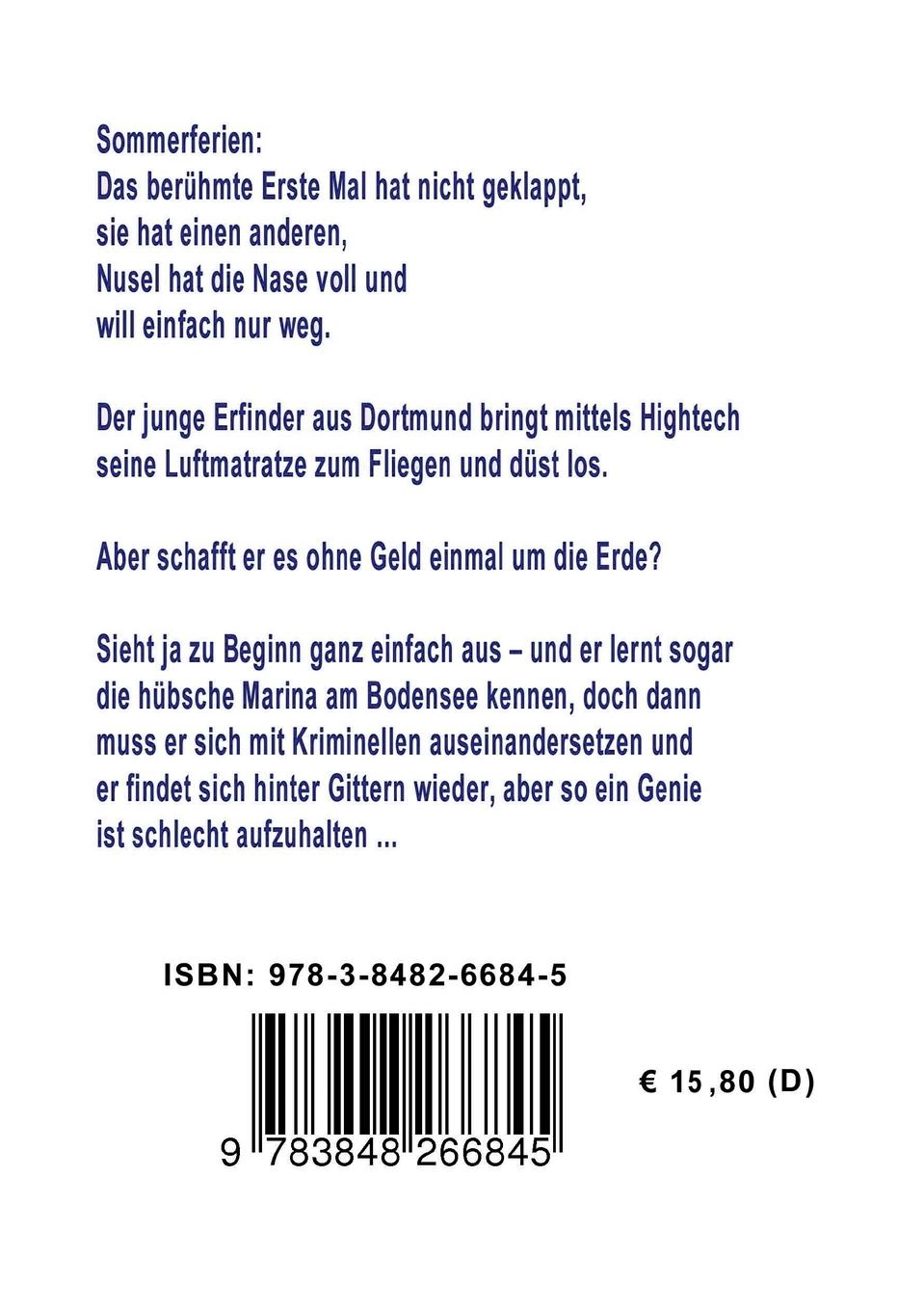 Rückseitencover Die fliegende Luftmatratze