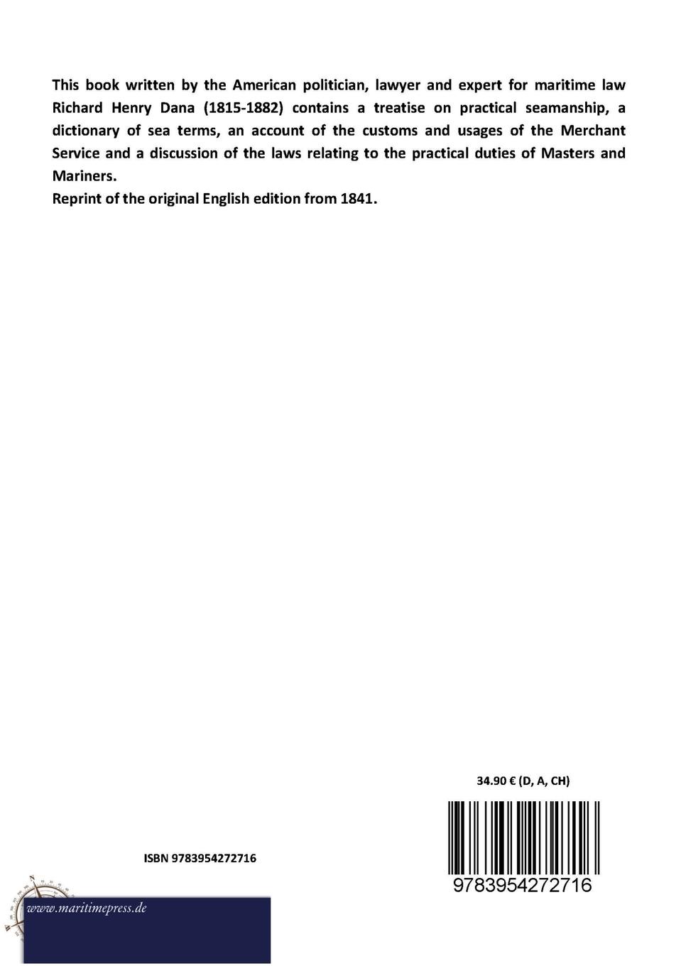 Rückseitencover The Seaman¿s Manual