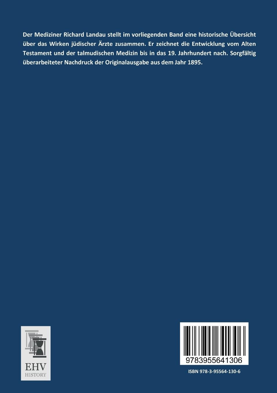 Rückseitencover Geschichte der jüdischen Ärzte