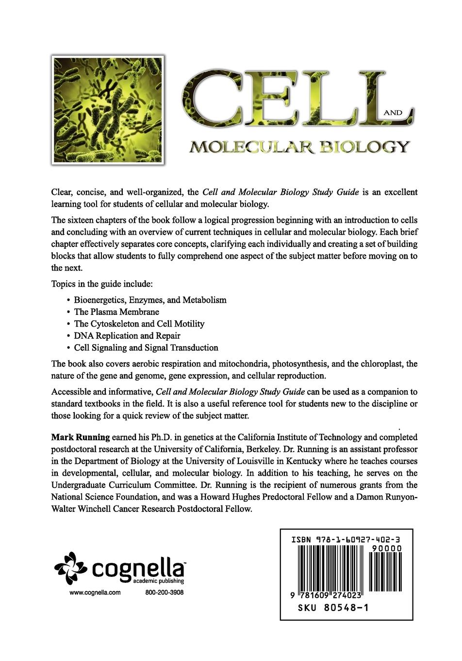 Rückseitencover Cell and Molecular Biology Study Guide