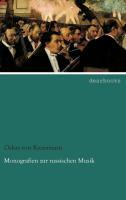 Vorderes Coverbild Monografien zur russischen Musik
