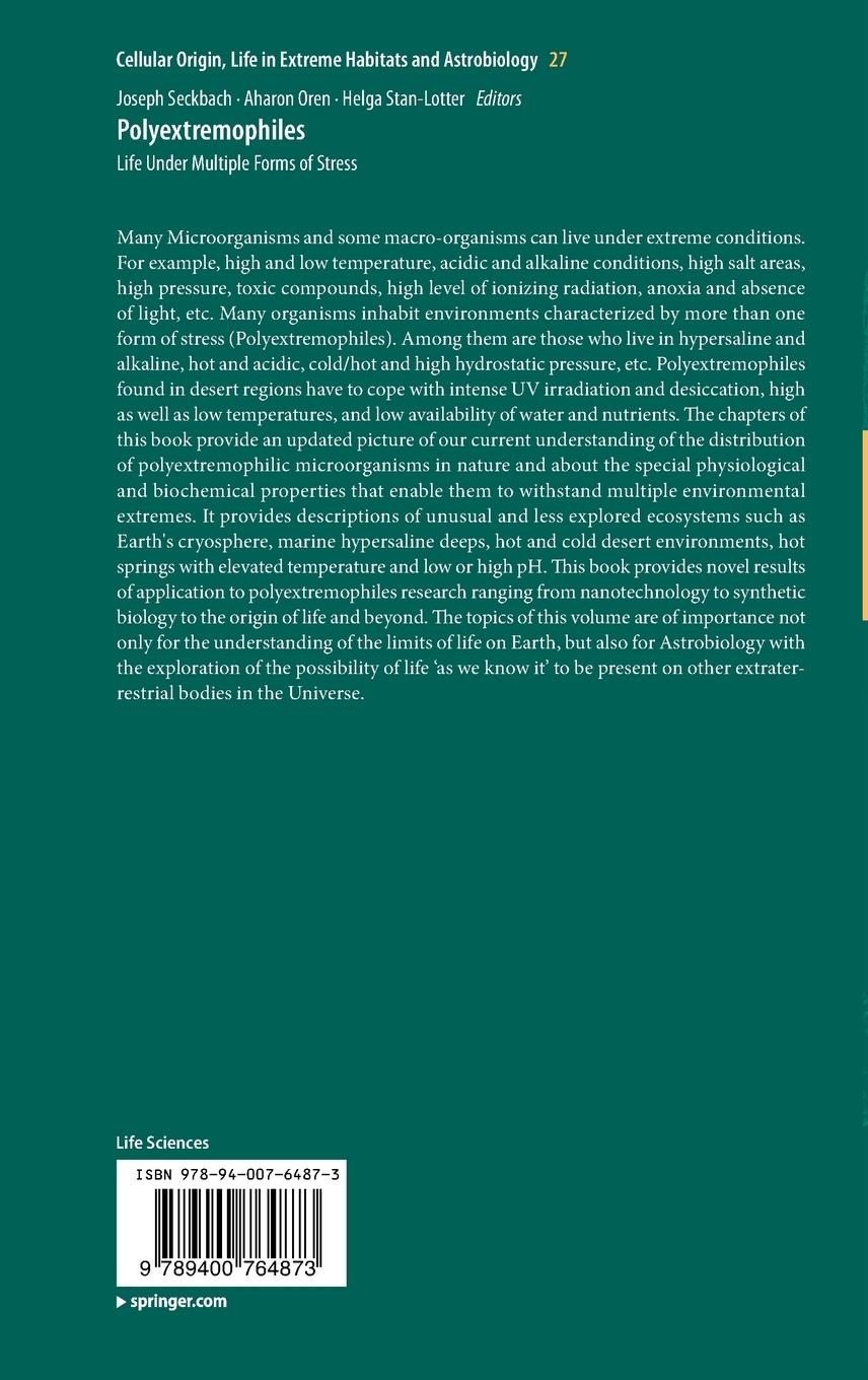 Rückseitencover Polyextremophiles