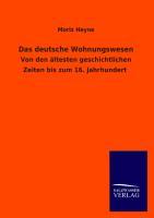 Vorderes Coverbild Das deutsche Wohnungswesen