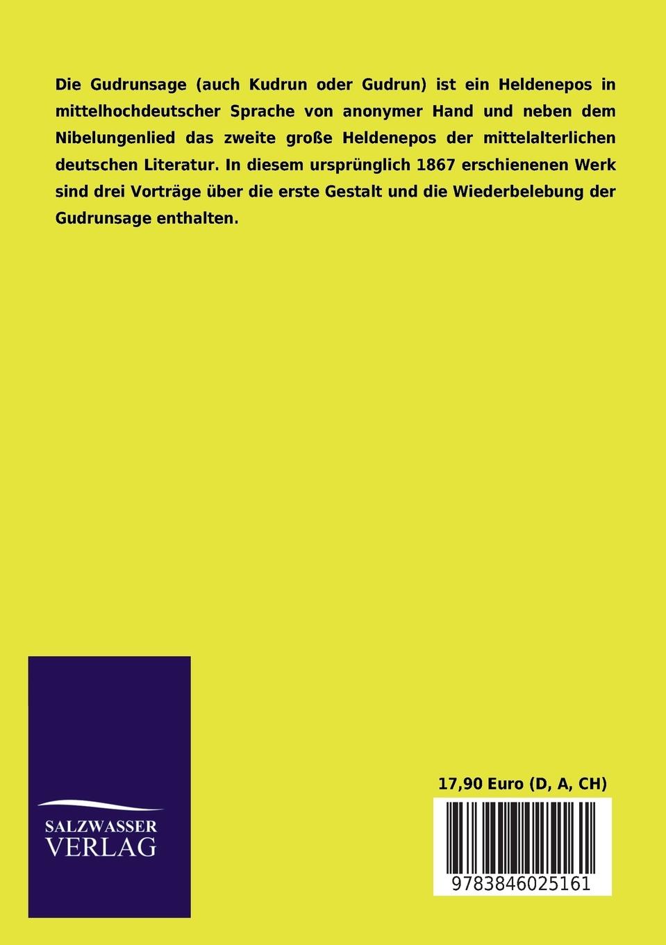 Rückseitencover Die Gudrunsage