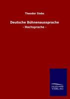 Vorderes Coverbild Deutsche Bühnenaussprache