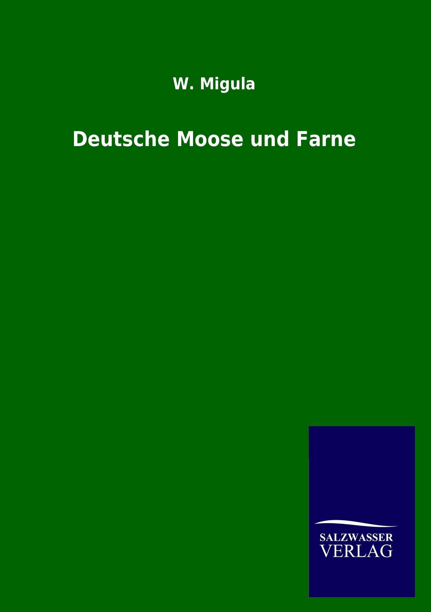 Vorderes Coverbild Deutsche Moose und Farne