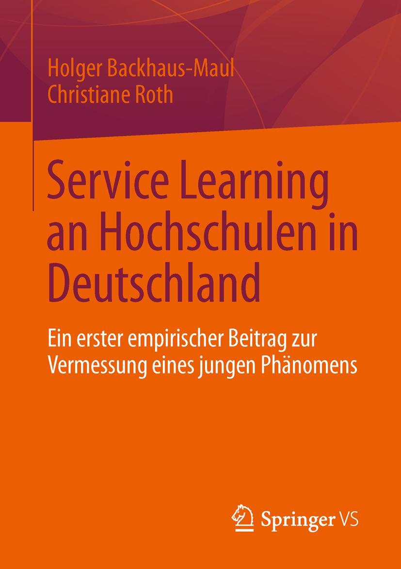 Vorderes Coverbild Service Learning an Hochschulen in Deutschland