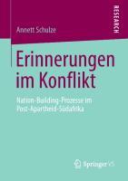 Vorderes Coverbild Erinnerungen im Konflikt