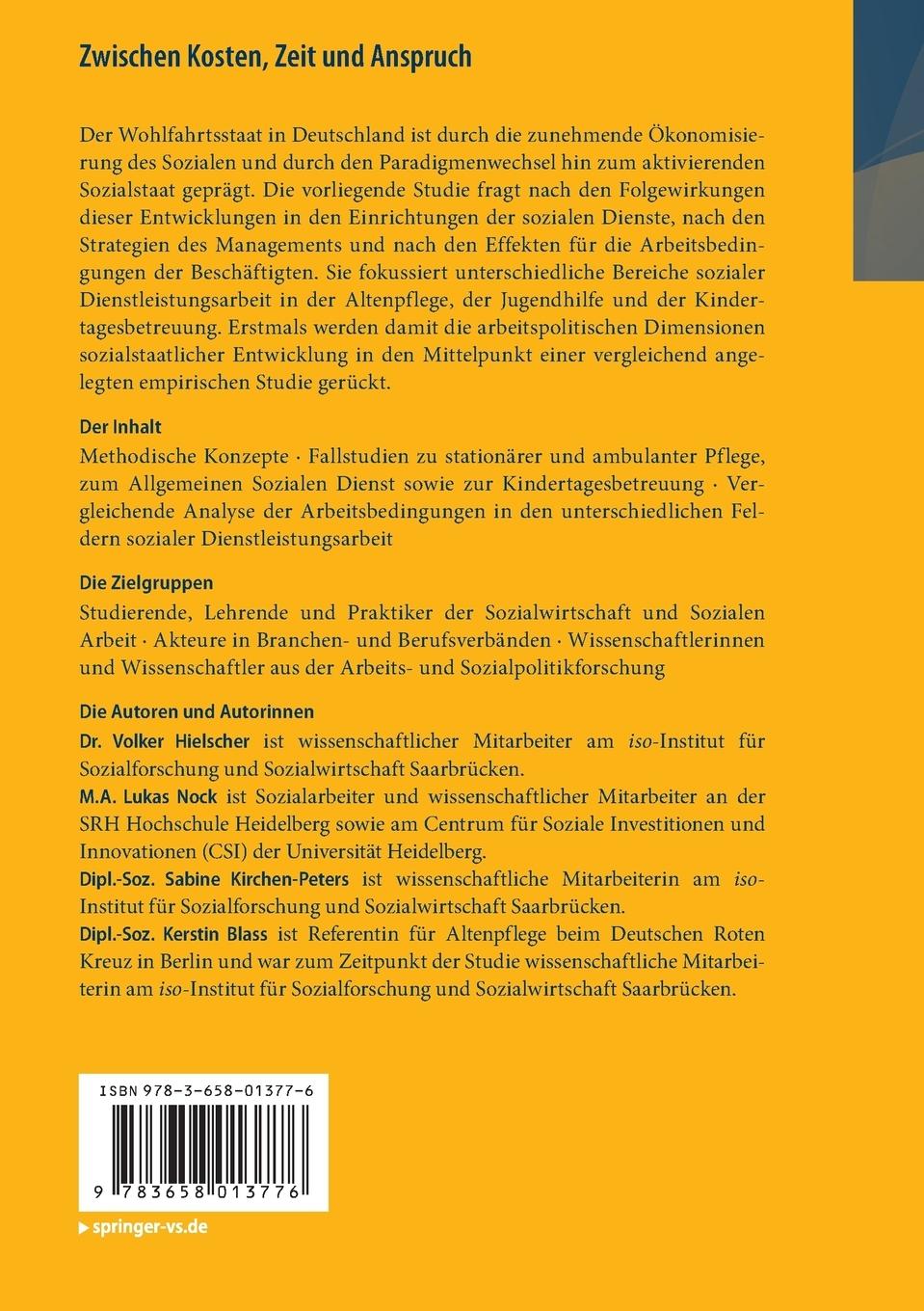 Rückseitencover Zwischen Kosten, Zeit und Anspruch