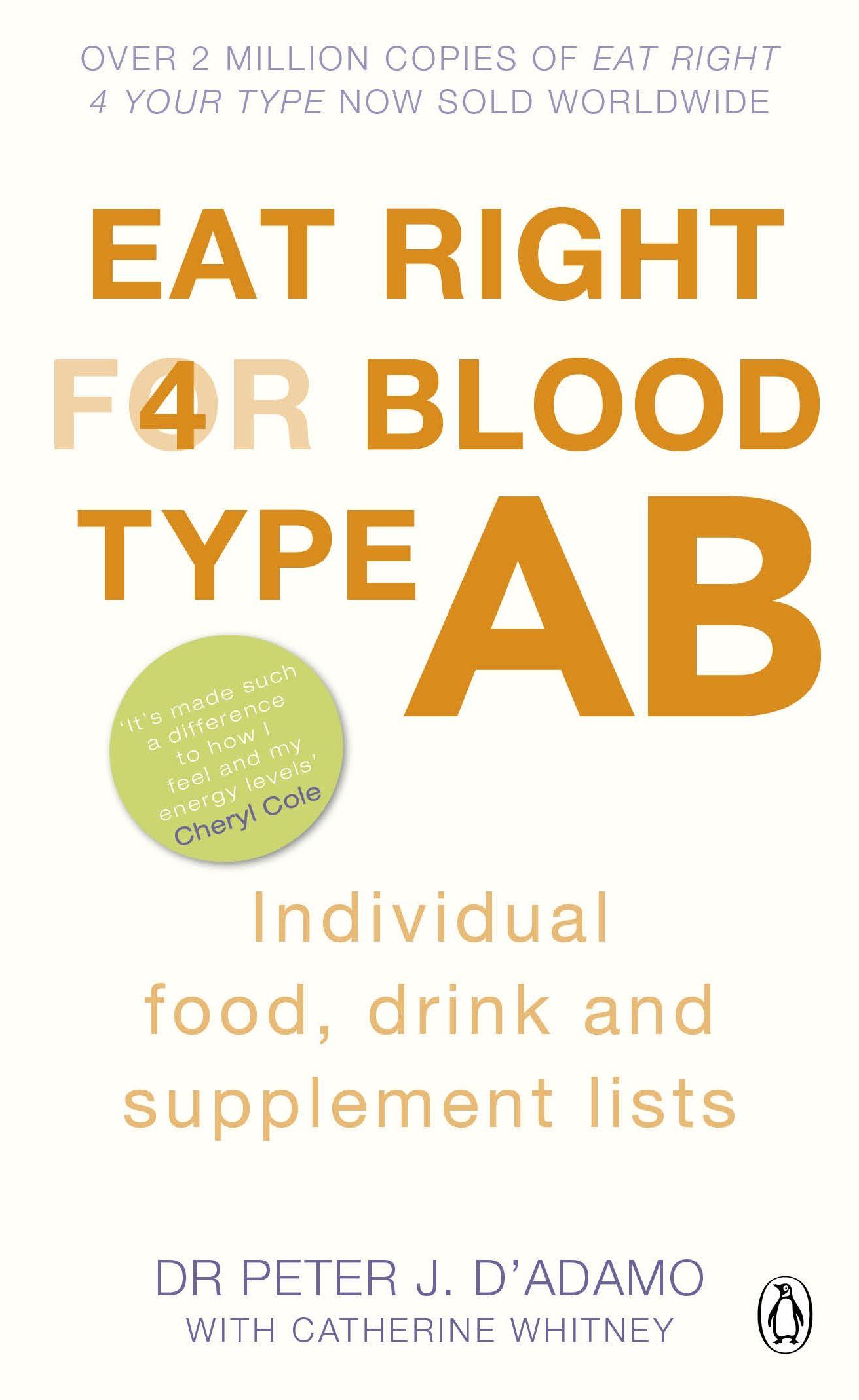 Vorderes Coverbild Eat Right for Blood Type AB