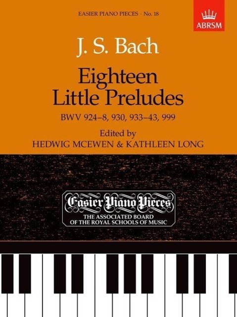 Vorderes Coverbild Eighteen Little Preludes BWV 924-8, 930, 933-43 & 999