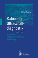 Vorderes Coverbild Rationelle Ultraschalldiagnostik