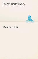 Vorderes Coverbild Maxim Gorki