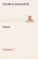 Vorderes Coverbild Poems - Volume 3