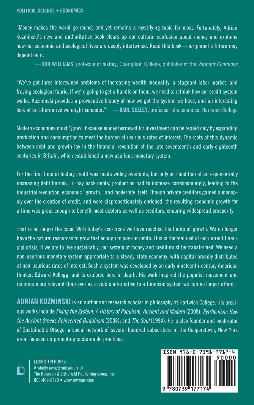 Rückseitencover Ecology of Money