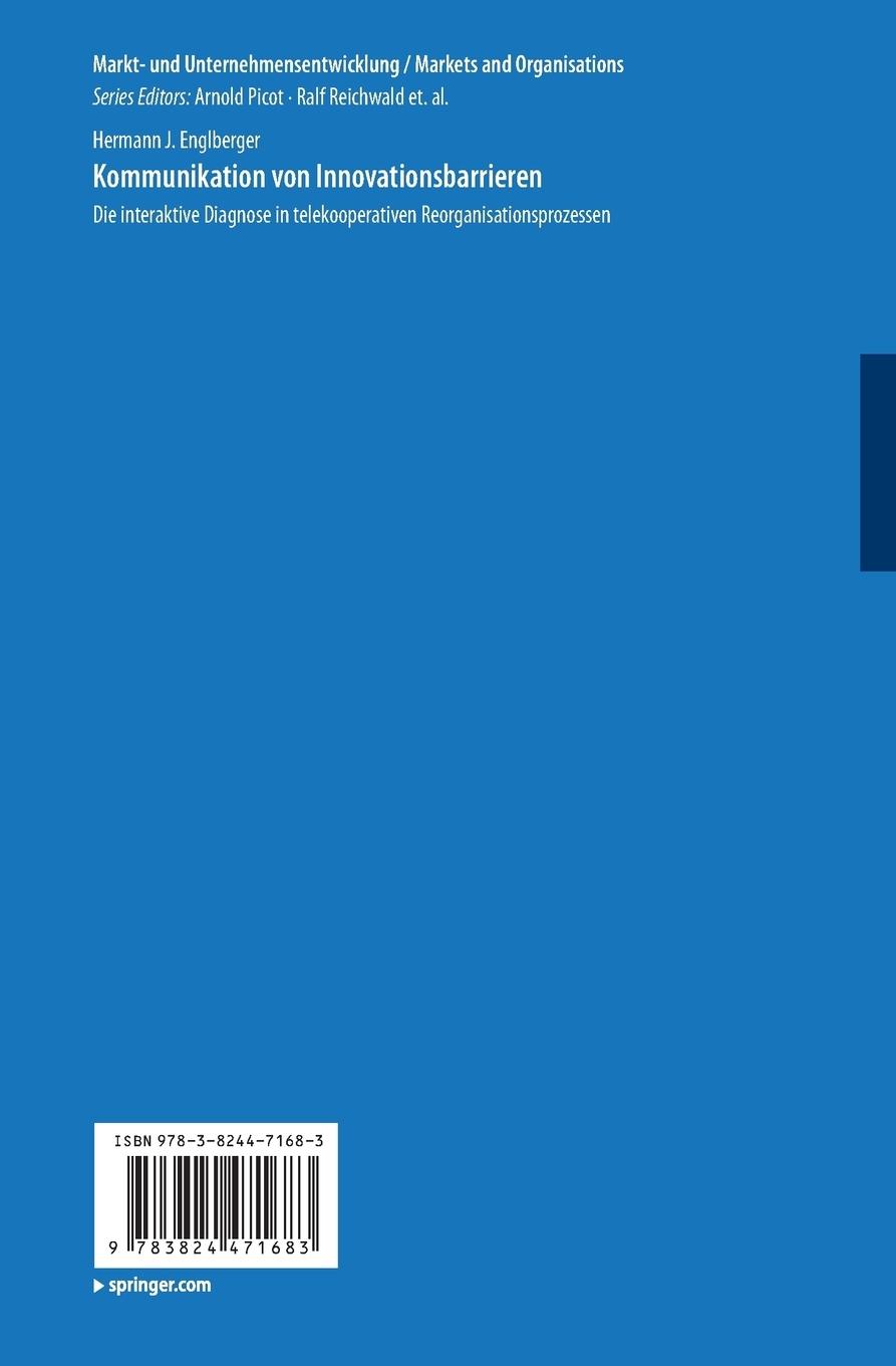 Rückseitencover Kommunikation von Innovationsbarrieren