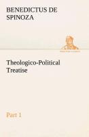 Vorderes Coverbild Theologico-Political Treatise - Part 1
