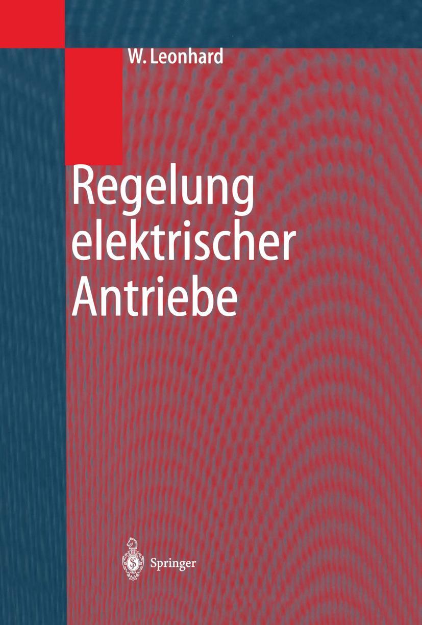 Vorderes Coverbild Regelung elektrischer Antriebe
