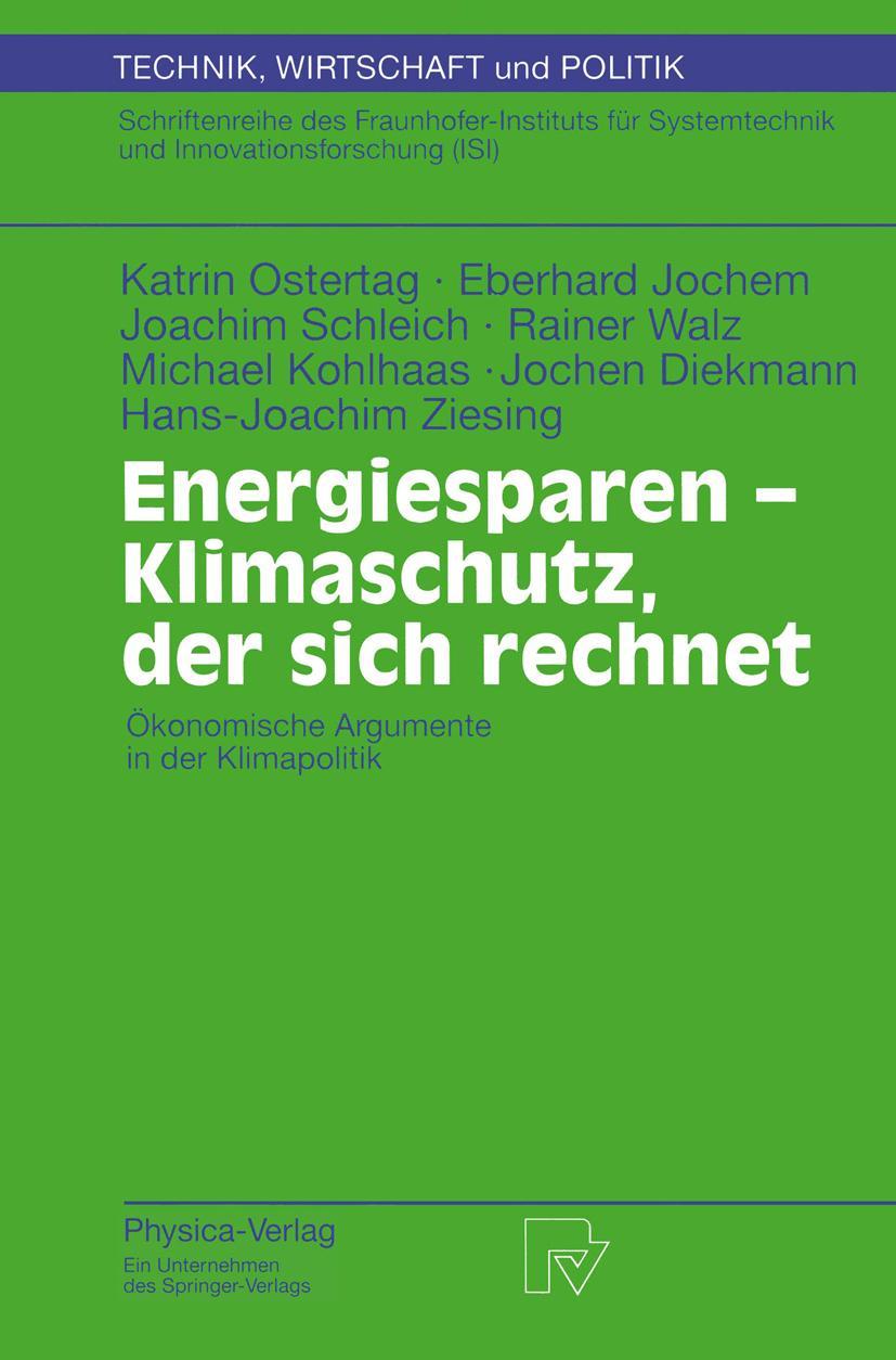 Vorderes Coverbild Energiesparen - Klimaschutz, der sich rechnet