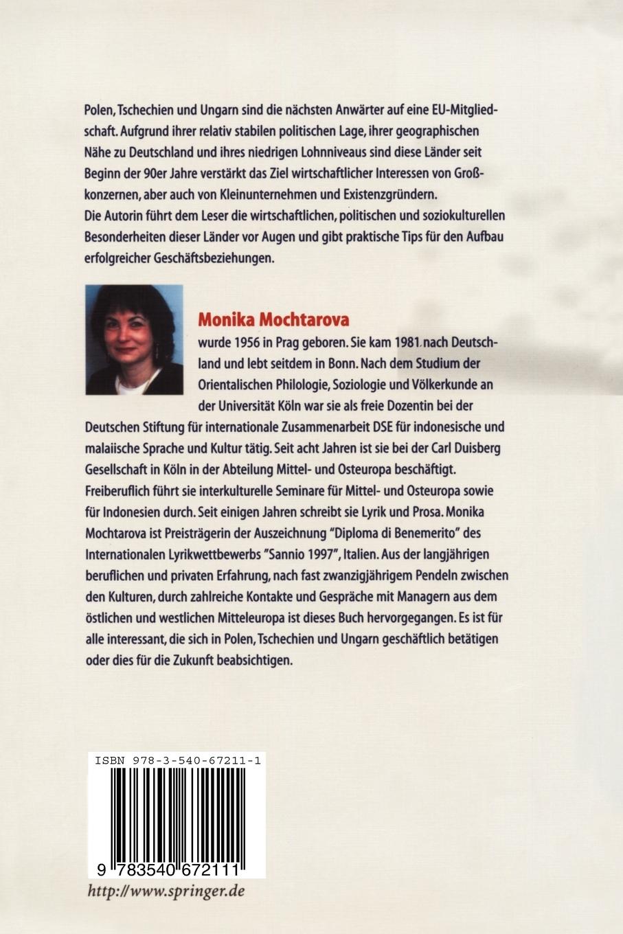 Rückseitencover Erfolgreiche Geschäfte im östlichen Mitteleuropa
