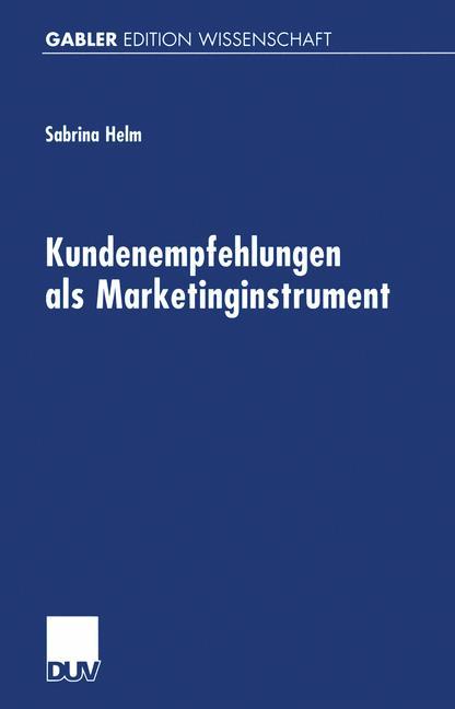 Vorderes Coverbild Kundenempfehlungen als Marketinginstrument