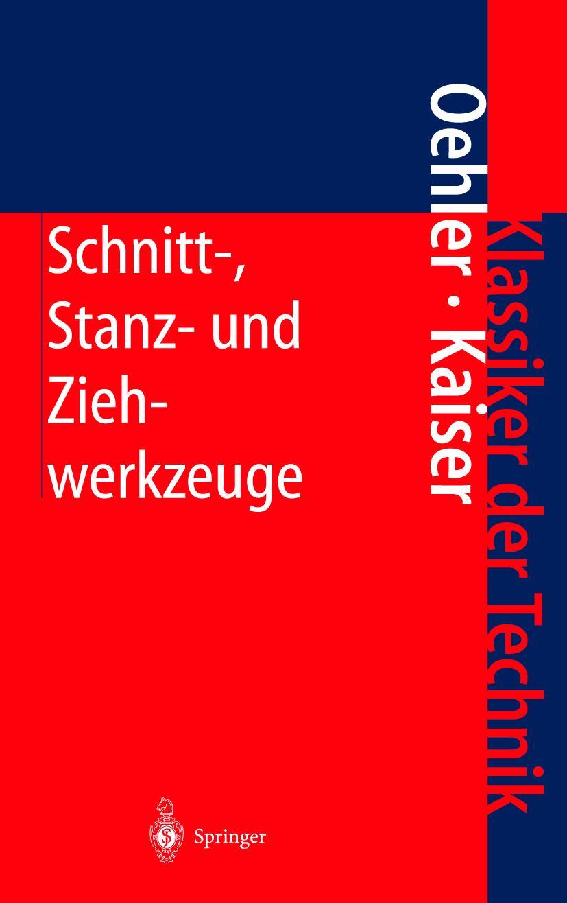 Vorderes Coverbild Schnitt-, Stanz- und Ziehwerkzeuge