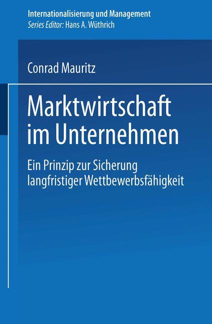 Vorderes Coverbild Marktwirtschaft im Unternehmen