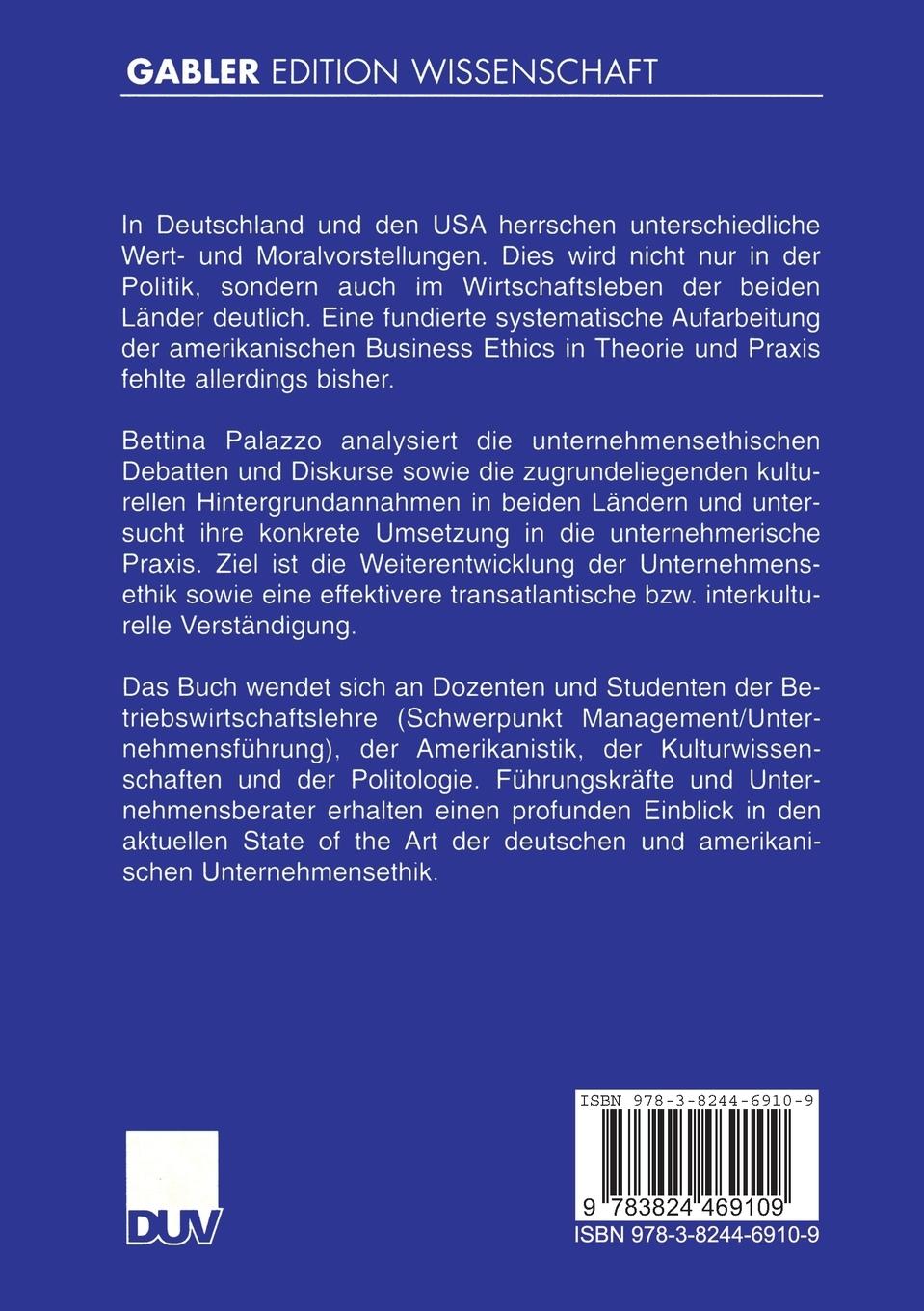 Rückseitencover Interkulturelle Unternehmensethik