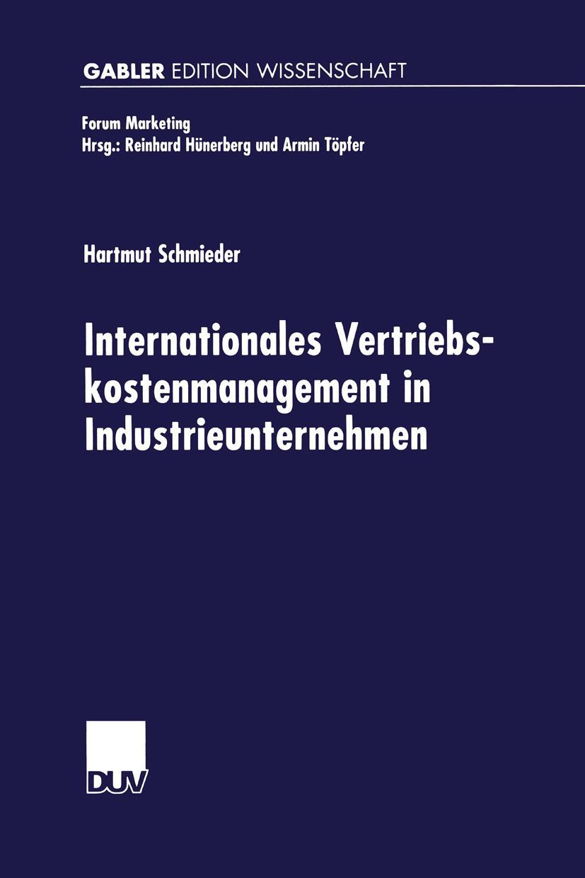 Vorderes Coverbild Internationales Vertriebskostenmanagement in Industrieunternehmen