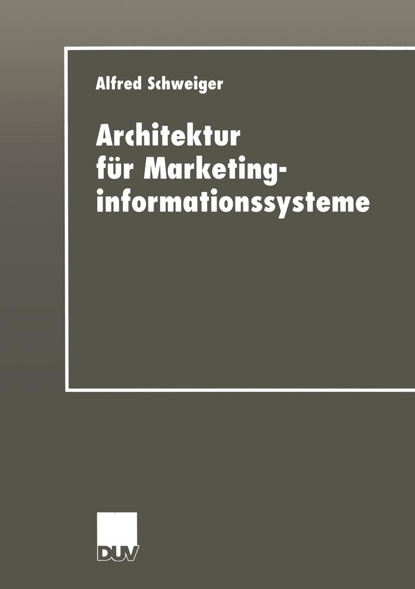 Vorderes Coverbild Architektur für Marketinginformationssysteme